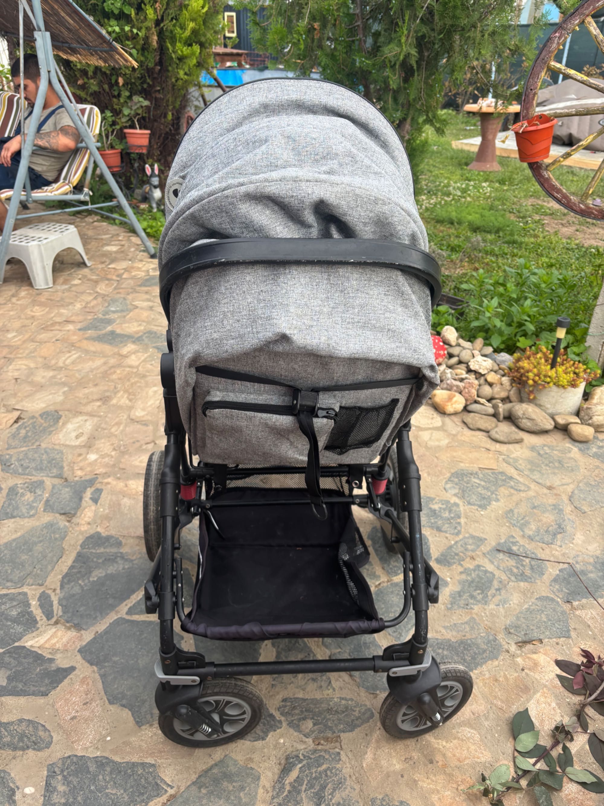 Детска количка Lorelli Lora Cool Grey Elephants
