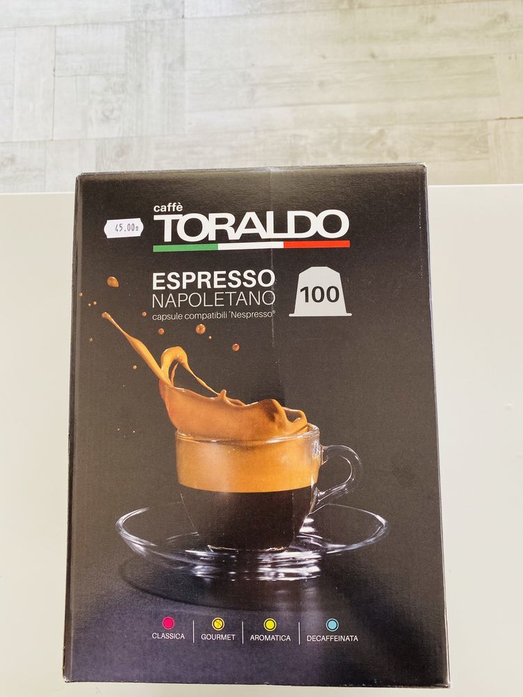 Nespresso неспресо TORALDO 100бр.