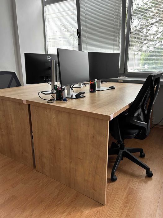 3 бюра 160x80x77 см от масивно пдч пакетна цена ПРОМО