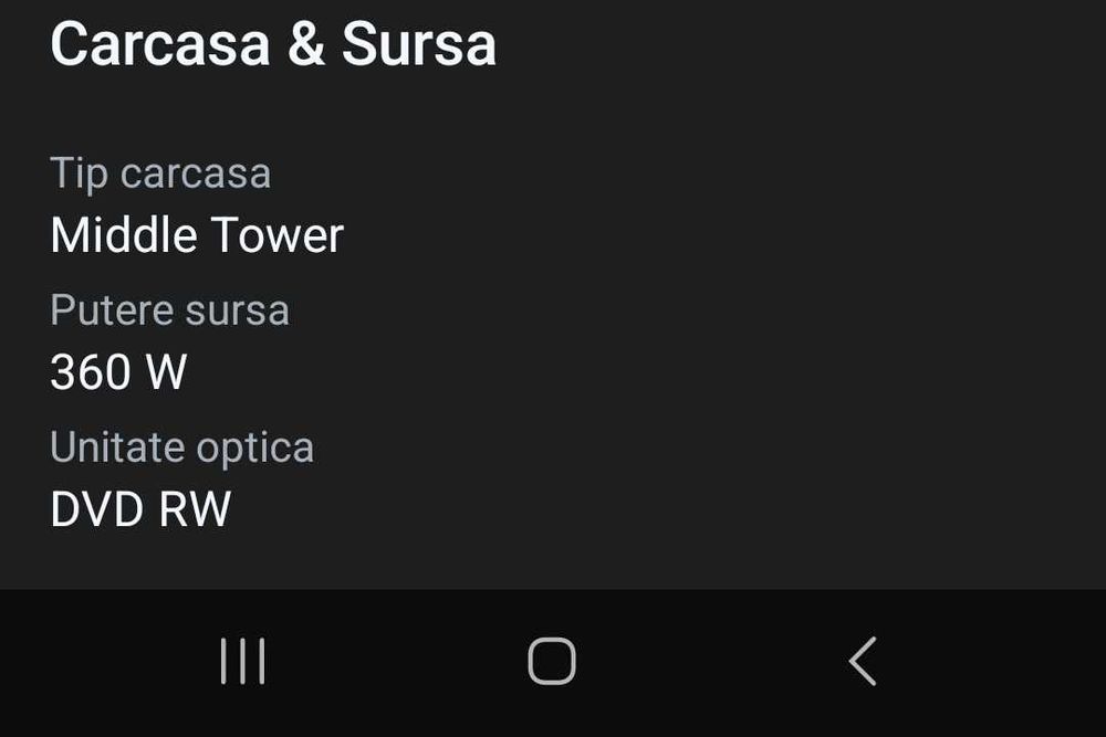 Vand Sistem Desktop Dell Inspiron 3881 cu procesor Intel® Core™ i5