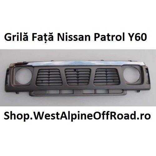 Grila NISSAN PATROL Y60 - Masca fata plastic + CROM