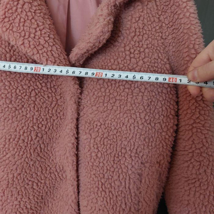 Розово палто 140см