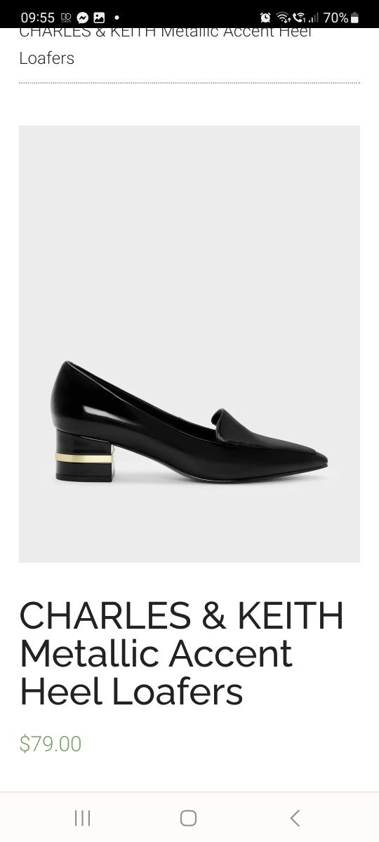 Pantofi charles &keith