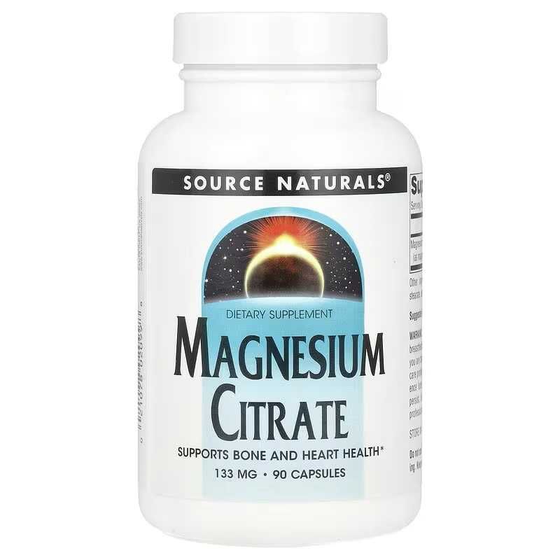 Source Naturals цитрат магния Magnesium Citrate magniy магний цитрат