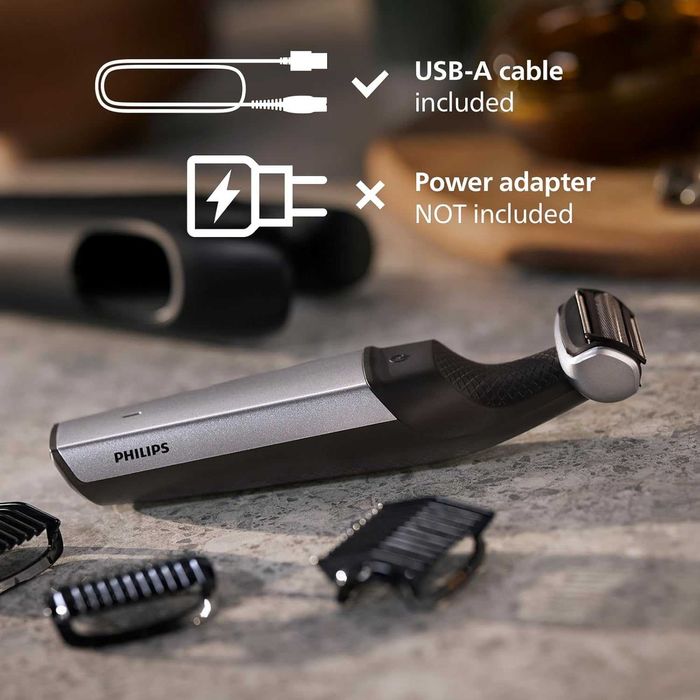 НОВ Водоустойчив Тример PHILIPS за Слабини и Тяло Bodygroom Serie 5000