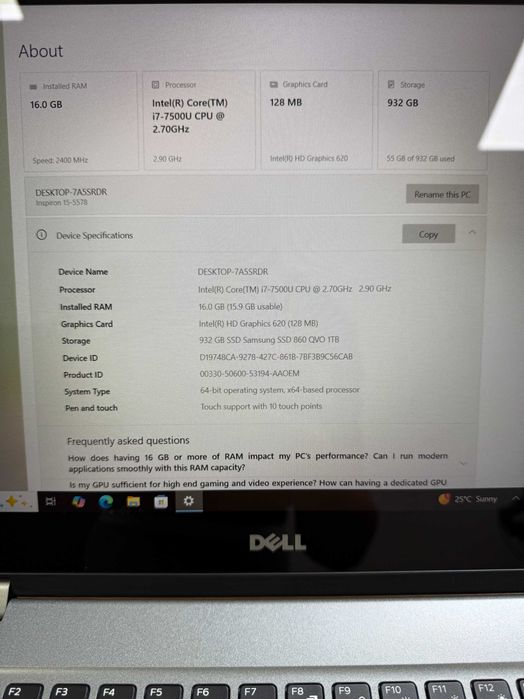 Vand Laptop DELL Inspiron P58F001