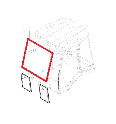 Стъкло , Прозорец JCB , New Holland , Komatsu , Hidromek