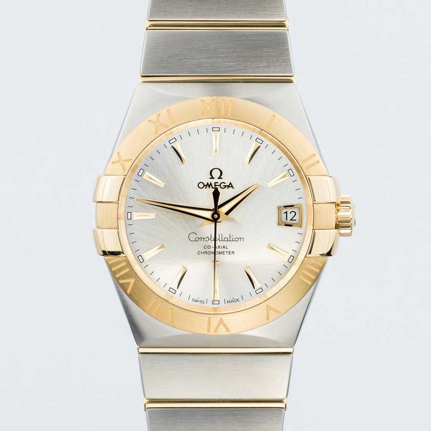 Omega Constellation Co-Axial Chronometer 38 Yellow gold on steel