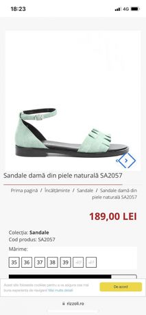 Sandale Rizzoli #sandale marime 37 made in ro