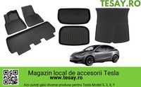 Set de 6 covoare Tesla Model Y, anti-alunecare, impermeabil