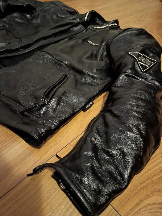 Geaca motociclist / moto, piele naturală, marca RK Sport, marime M