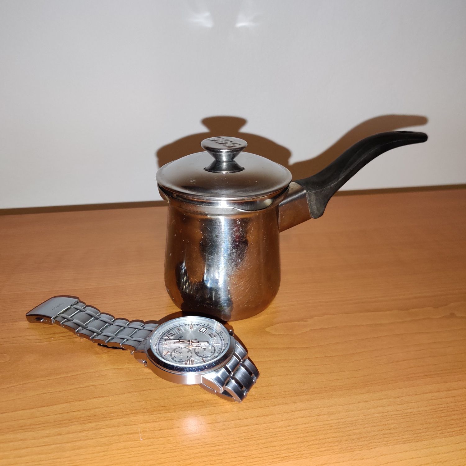 Ibric 1 Cafea Nisip cu Capac Inox