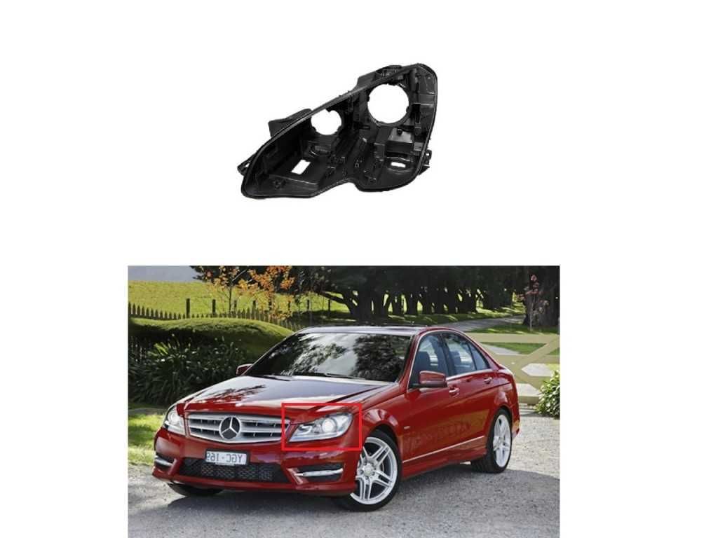 Корпус за фар на Mercedes C-Class W204 Facelift