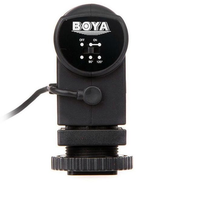 Microfon BOYA BY-V01 Mini X/Y Stereo Condenser Microphone with 90°/ 12