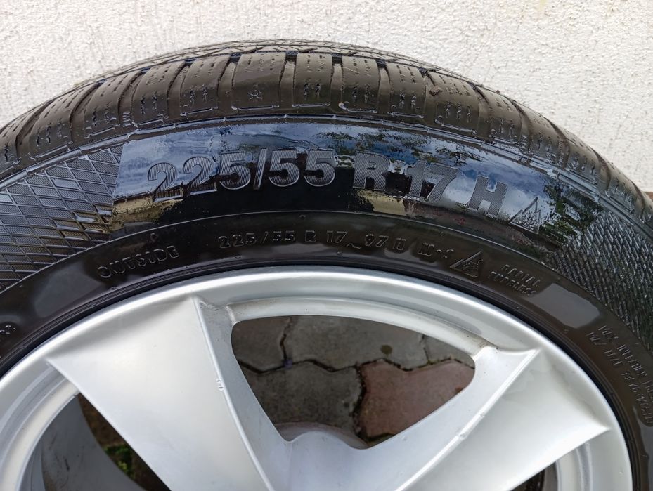 Jante aliaj 17",cu anvelope iarnă,225/55/17