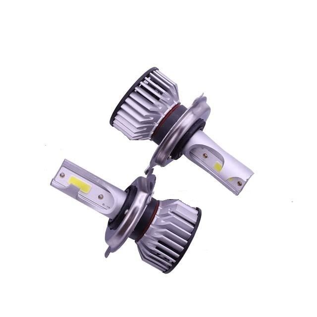 Kit becuri led COB Canbus F9 6000k H7 H4 Hb4 (9006) Up +200%