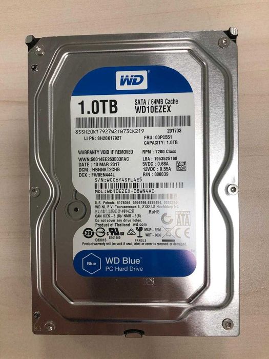 Жесткие диски 3.5" (HDD) 320 GB, 500 GB, 1 TB