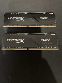 Продам  DDR-4 DIMM 16Gb/2666MHz PC21300 Kingston HyperX Fury