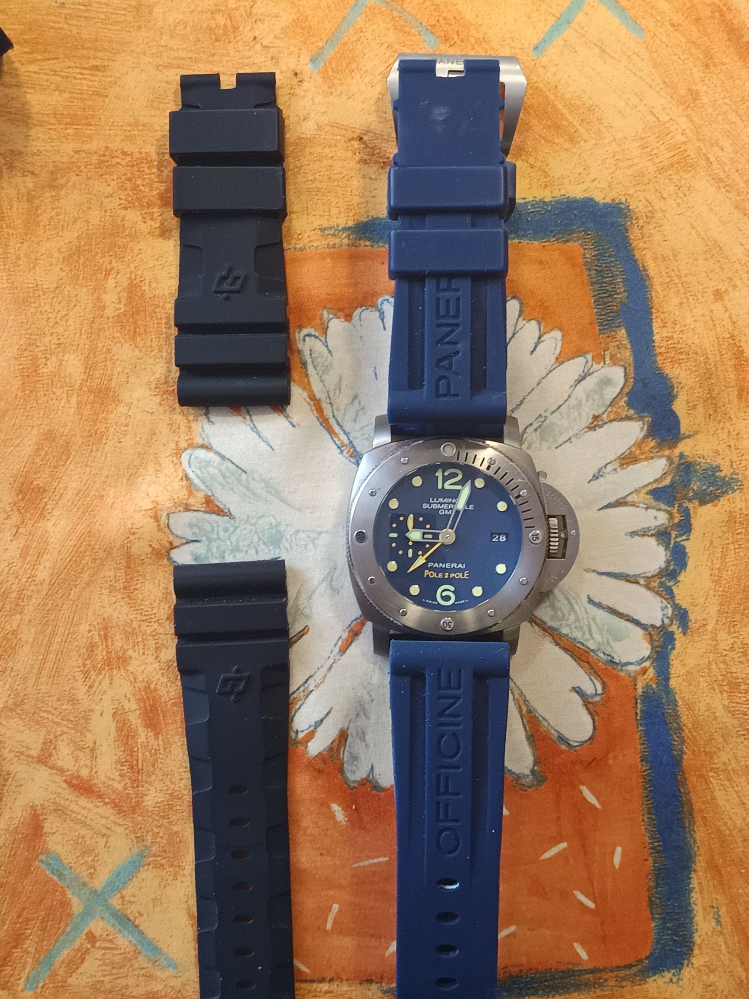 Топ цена!Panerai Pole 2 Pole Titan 47mm