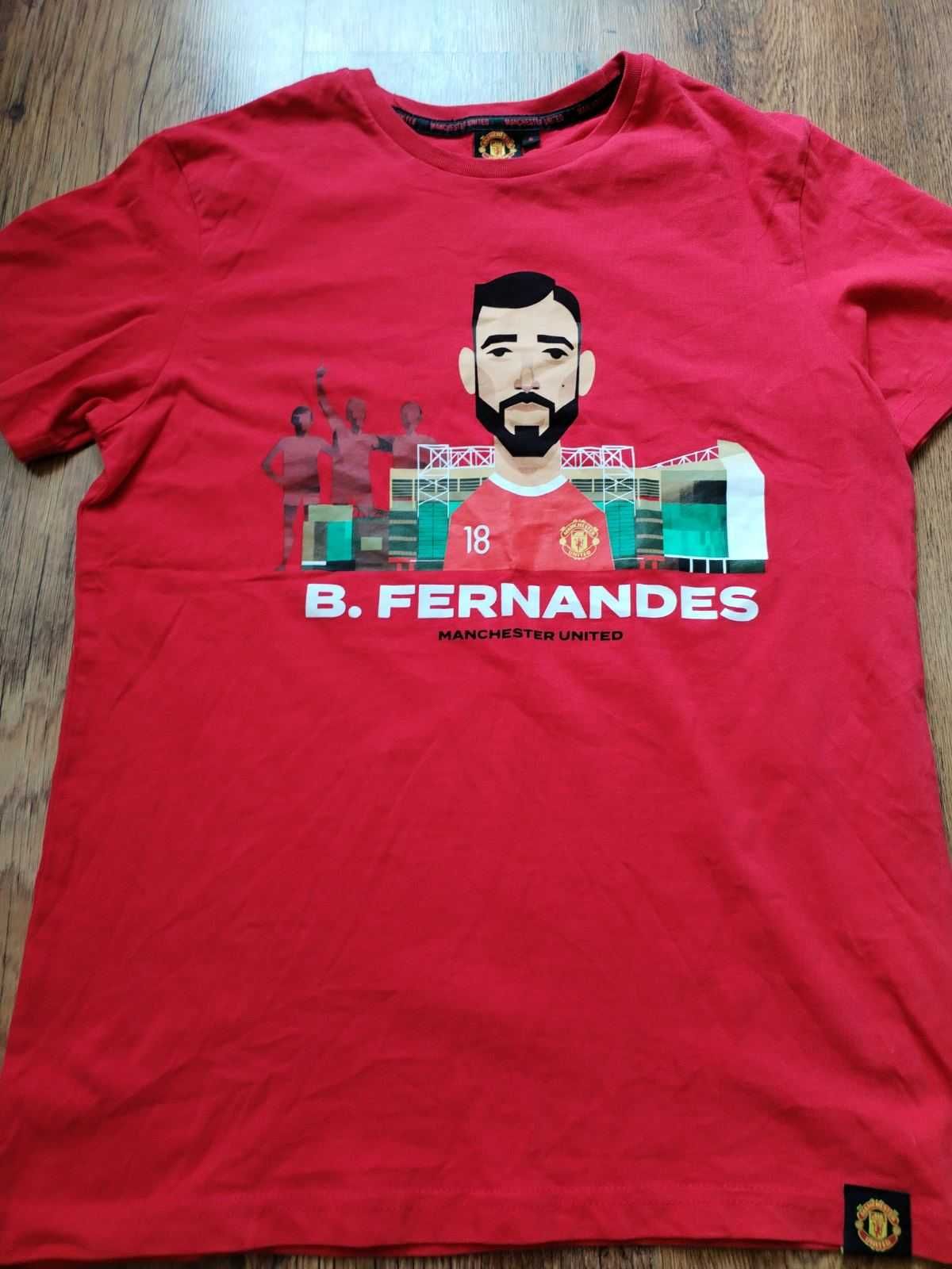 manchester united x B.Fernandes - фенска тениска КАТО НОВА С