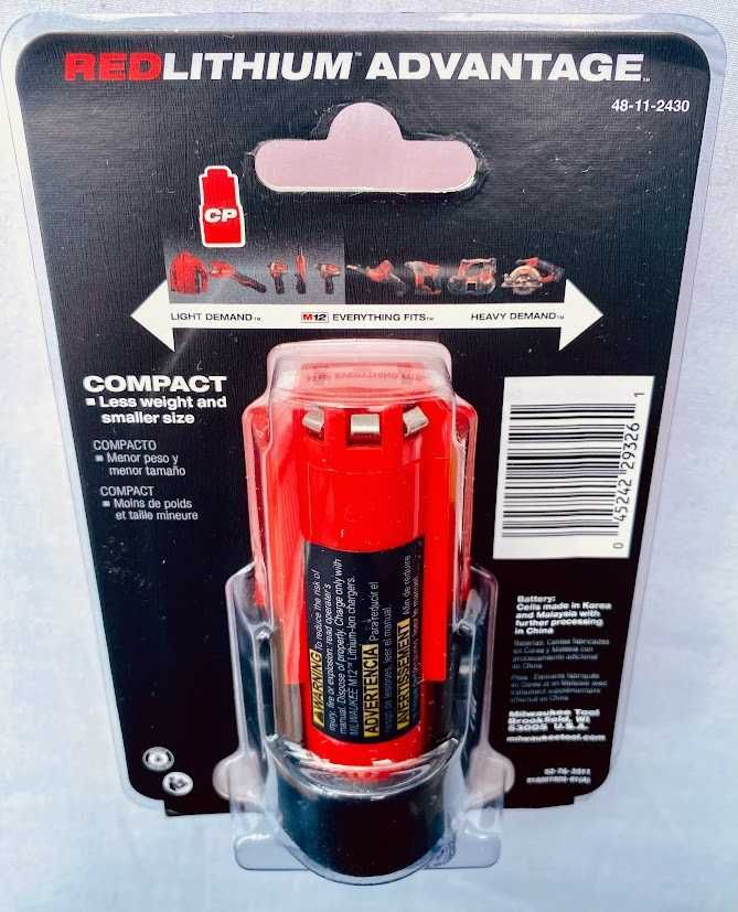 Оригинални Milwaukee Батерий - САЩ 18V и 12V