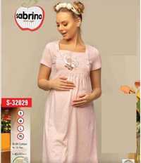 Пижама сорочка для беременных и кормящих Турция