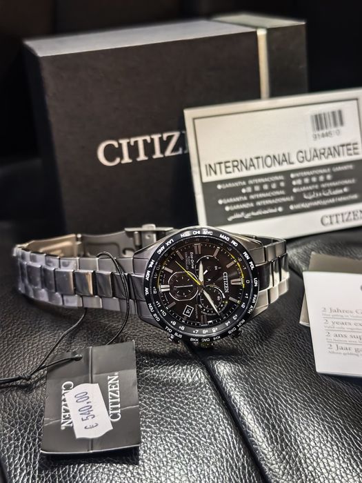 Ceas Citizen Super Titanium EcoDrive Safir CB5947-80E NOU!