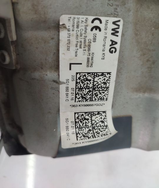 Airbag pasager 5g1880841c Skoda Octavia 3 seria