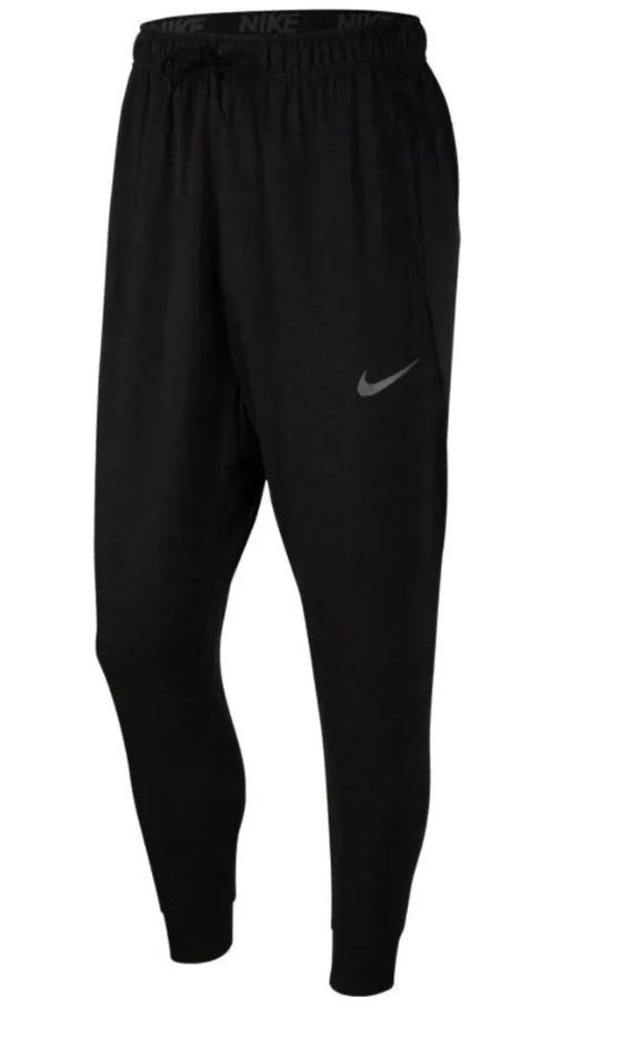 Nike Dri-Fit Fleece Training Pants Cuffed Dark Gray (933439-011)