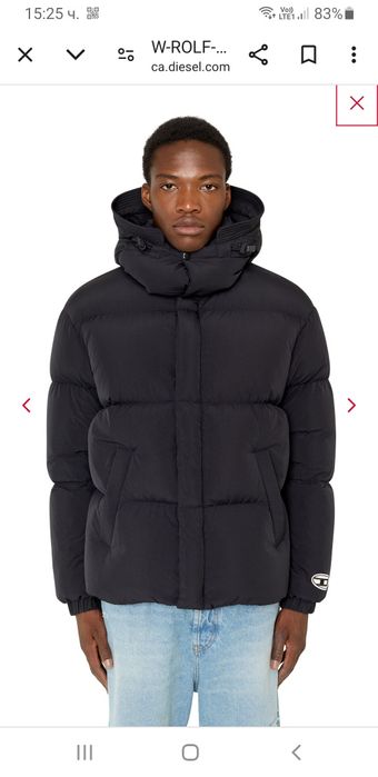 Diesel Rolf Mens Oversize Jacket Size M НОВО! ОРИГИНАЛ Мъжко Зимно Яке