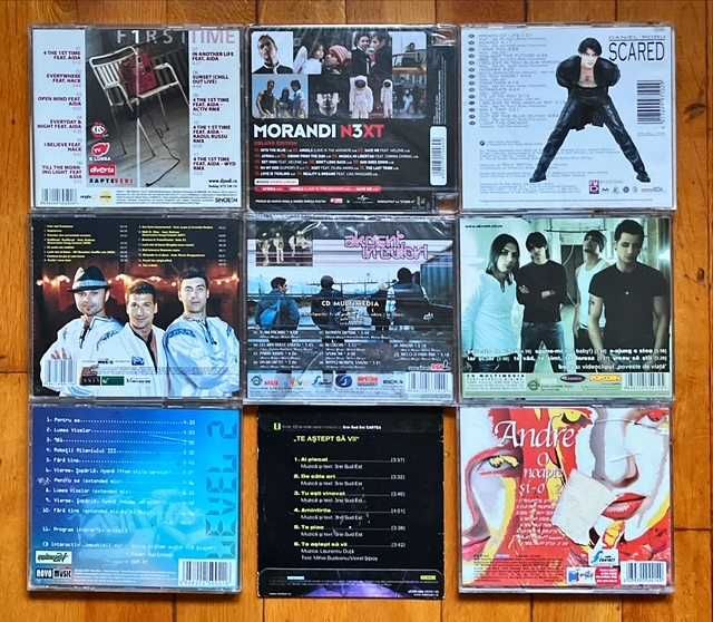 CD pop: M. Anghel, O-Zone, A. Stan, Sexxy, DJ Project, K-Pital, Akcent