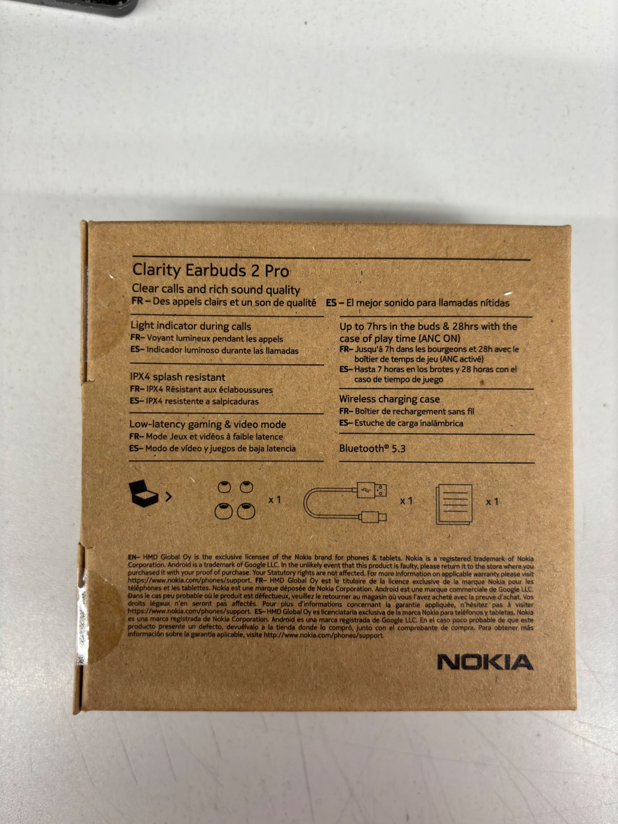 Слушалки Nokia Clarity Earbuds 2 Pro