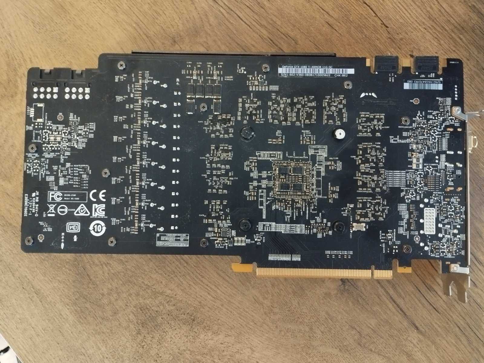 Продавам MSI GeForce GTX 1080 Ti ARMOR 11G