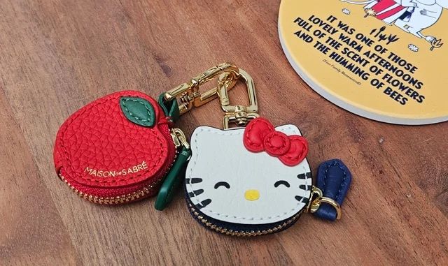 Портмоне Hello Kitty естествена кожа