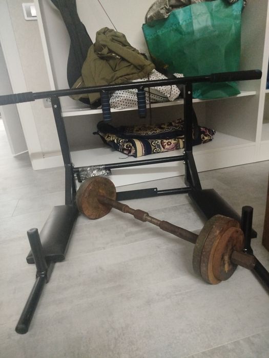 Турник+гантель сыйлыққа