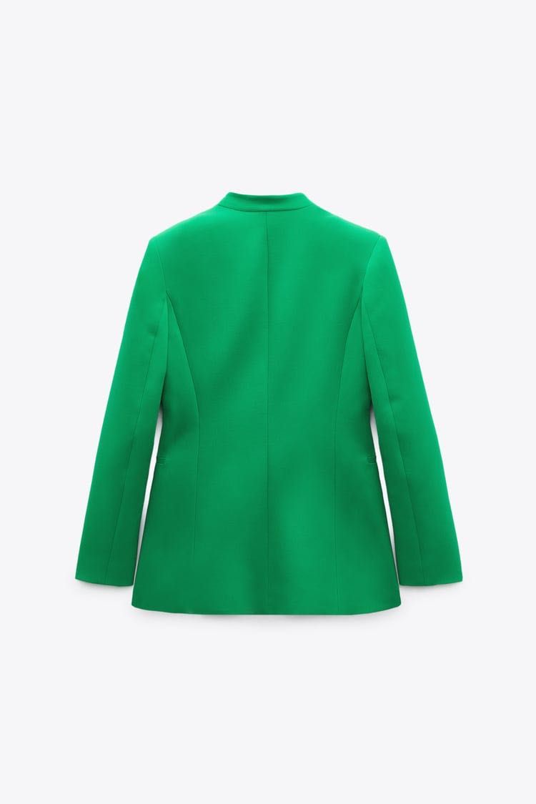 Sacou verde Zara xs