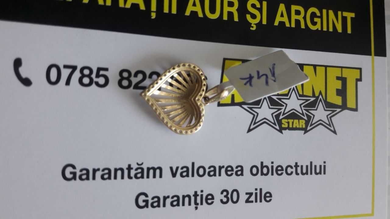 pandantiv aur 14k (m2) star amanet