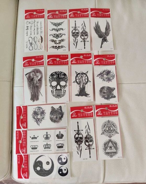 Tatuaje temporare preț pe set 2 buc tatuaje aplicate rapidă cu apa