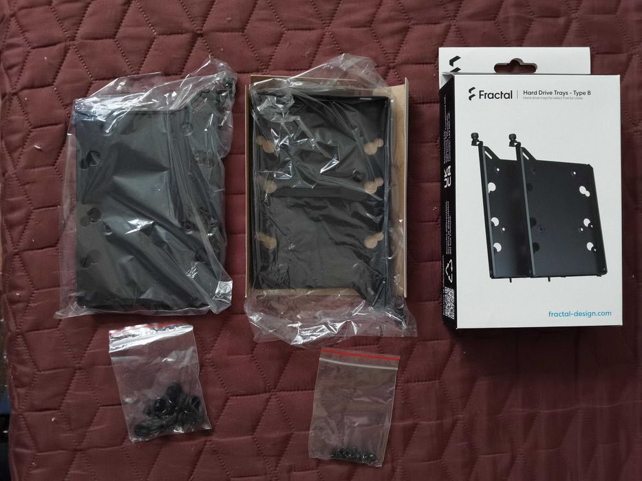 HDD кутии, Fractal Design, 2 бр., 3.5", черни