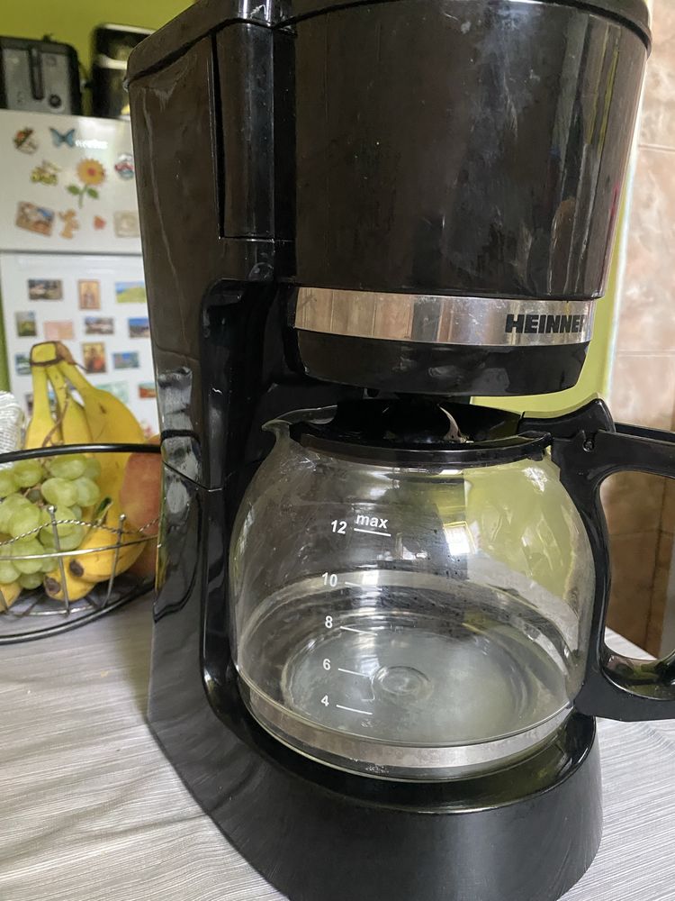 Cafetiera Heinner HCM-800BK, 800W, 1.5L, Negru