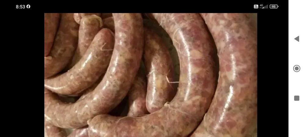 Домашна сланина и суджук.