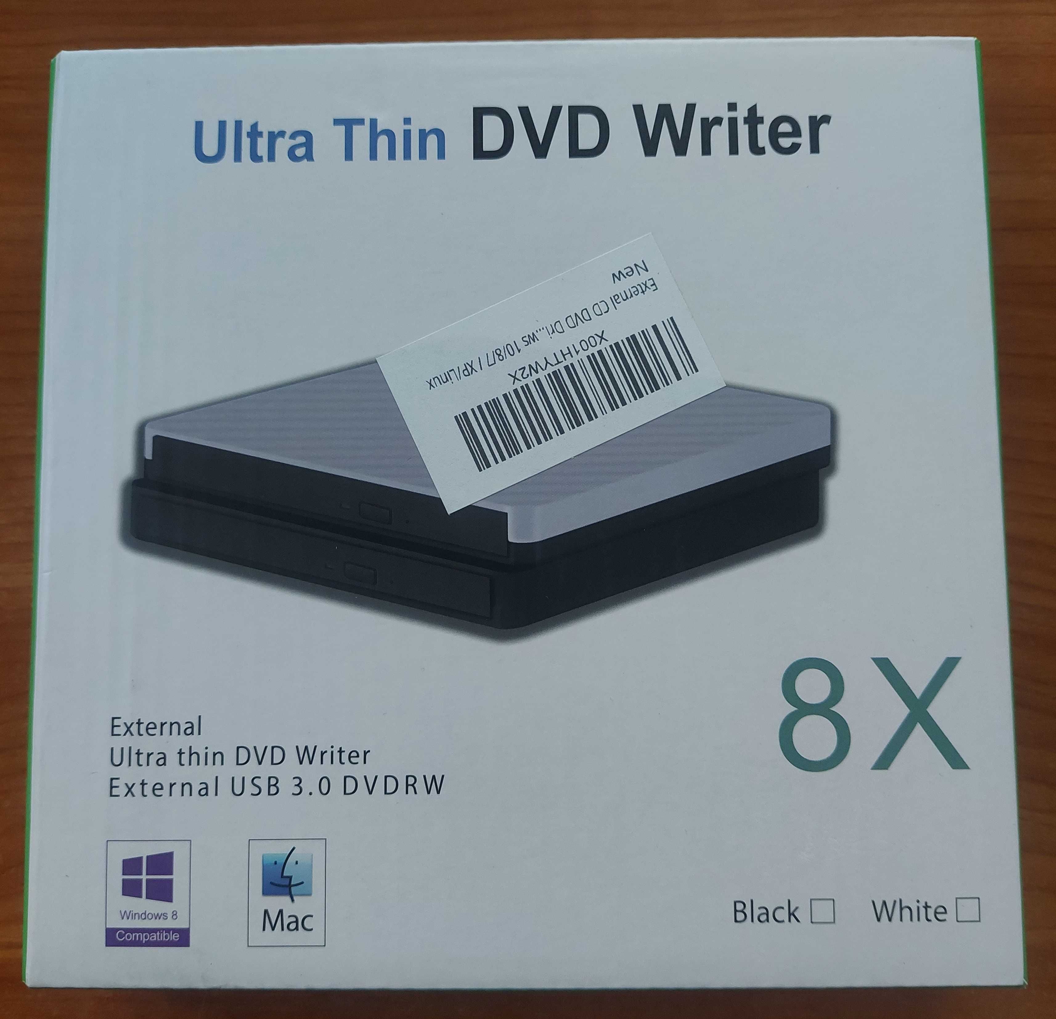 DVD-RW extern slim usb 3.0 Nou