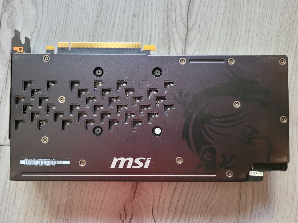 Placă Video MSI PCI-E GTX 1060 Gaming X 3G