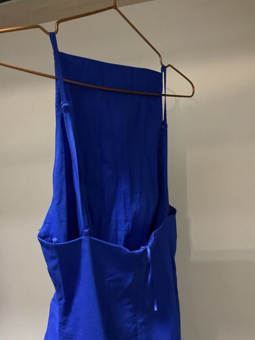 Коктейльное платье zara синие