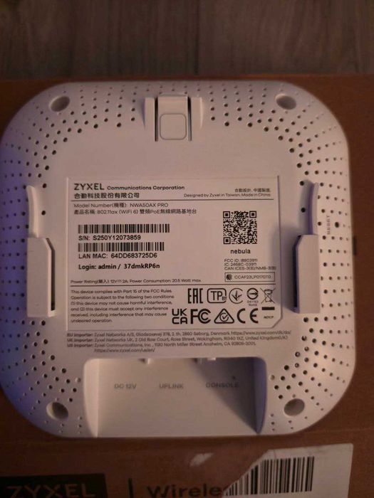 Zyxel NWA50AX PRO WiFi 6 AX3000 Access Point – pret pe bucata