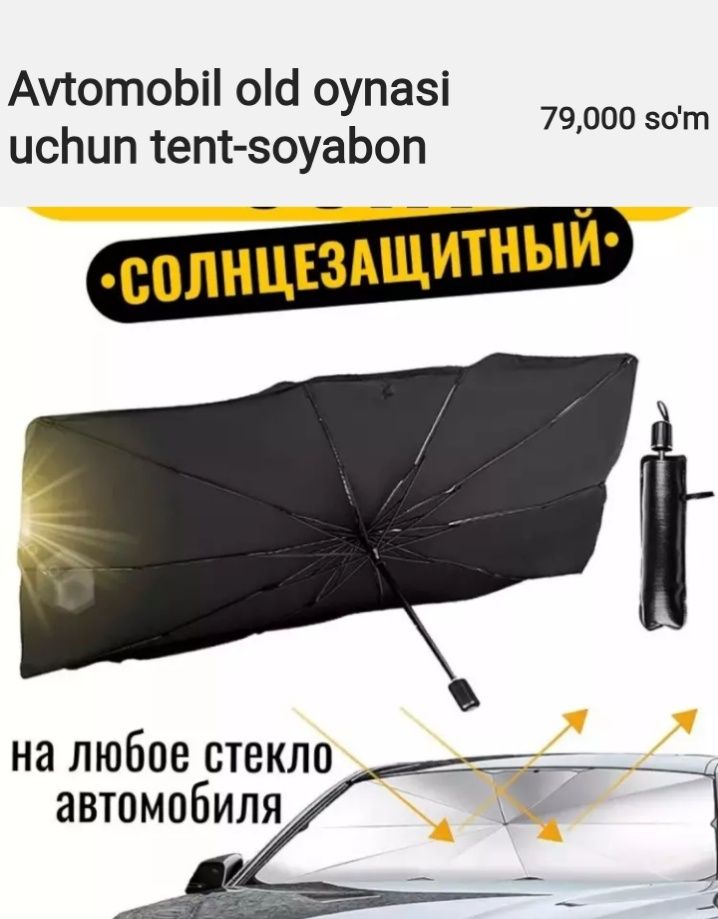 Avtomobil old oynasi uchun soyobon