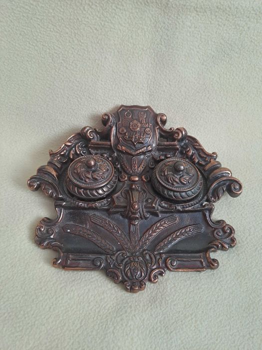 calimara bronz veche cu stema timisoara romania