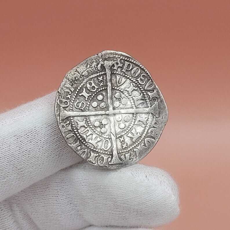 Moneda de argint 1422-1461 King Henry VI