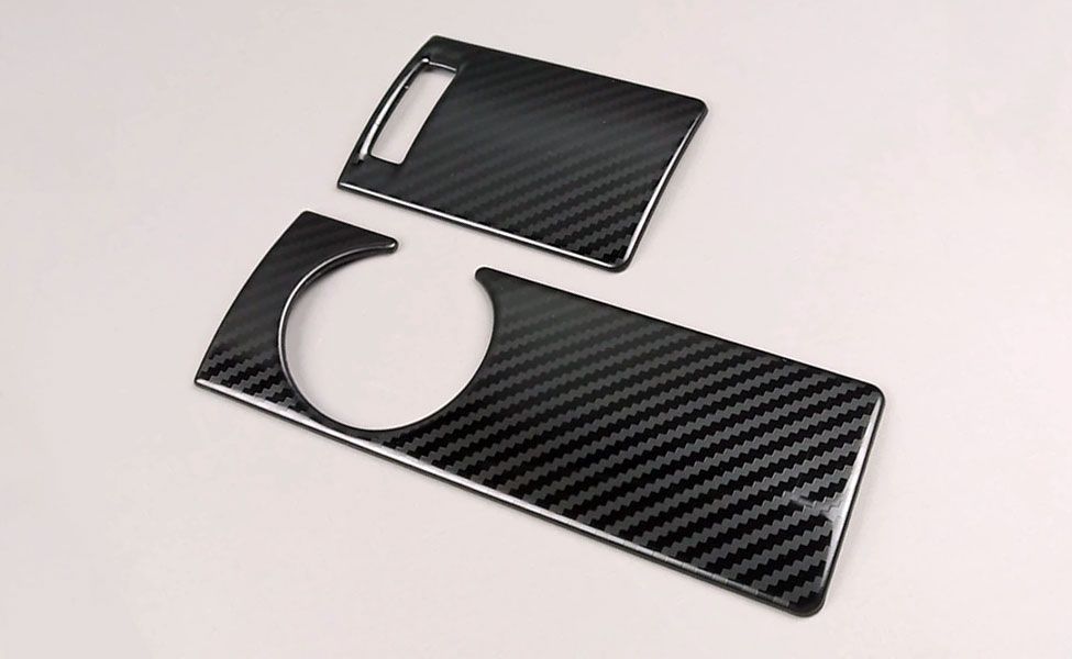 Ornamente fibra carbon rama cheie si ventilatie bord - Audi A6 (C6)