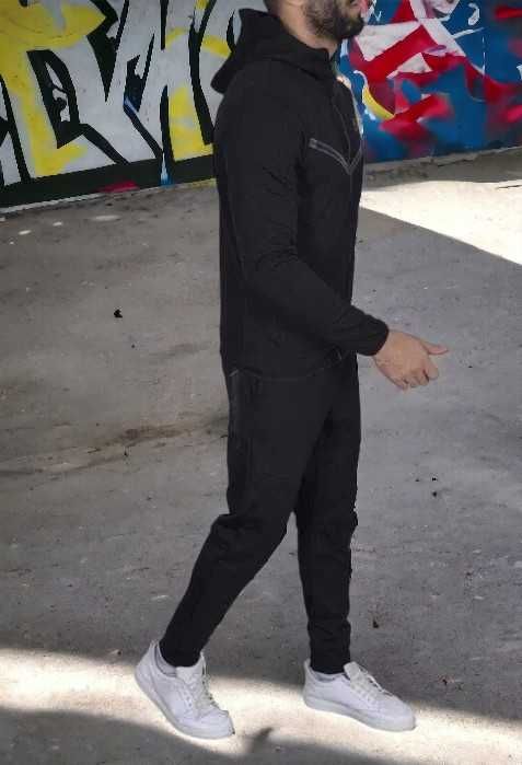 Trening Nike TECH Fleece Black / Bumbac 100%